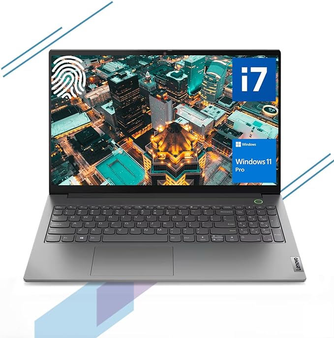 Lenovo ThinkBook 15 Gen 4 Business Laptop 15.6" FHD Touchscreen, Intel 10-Core i7-1255U, 16GB RAM, 512GB PCIe SSD